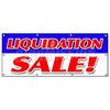 Signmission LIQUIDATION SALE BANNER SIGN 50% closing lease bankrupt moving must go B-96 Liquidation Sale